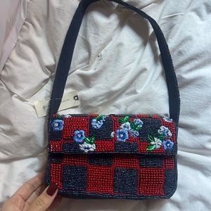 Anthropologie beaded handbag